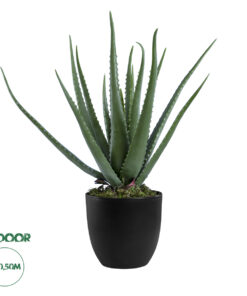 GloboStar® Artificial Garden ALOE 20065 Τεχνητό Διακοσμητικό Φυτό Αλόη Υ50cm
