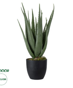 GloboStar® Artificial Garden ALOE 20066 Τεχνητό Διακοσμητικό Φυτό Αλόη Υ65cm