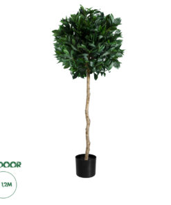 GloboStar® Artificial Garden LAUREL 20084 Τεχνητό Διακοσμητικό Φυτό Δάφνη Υ120cm