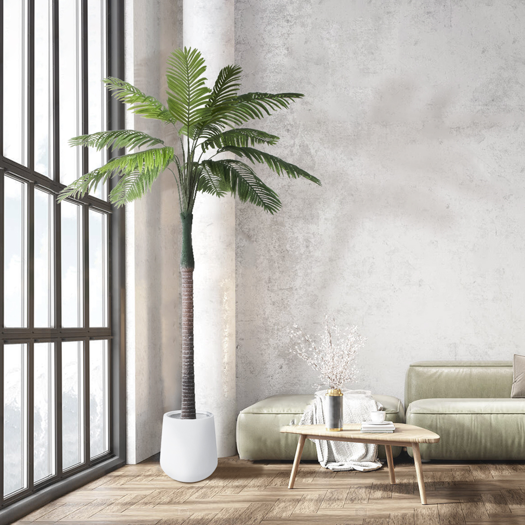 GloboStar® Artificial Garden COCONUT PALM TREE 20088 Τεχνητό Διακοσμητικό Φυτό Φοινικόδεντρο Κοκοφοίνικας Υ250cm - Image 9