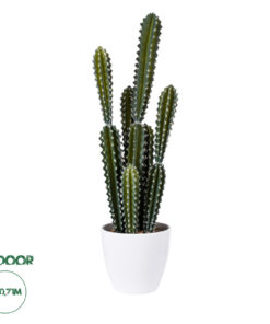 GloboStar® Artificial Garden CEREUS JAMACARU CACTUS 20095 Τεχνητό Διακοσμητικό Φυτό Κάκτος Κηρίος Υ71cm