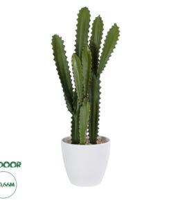 GloboStar® Artificial Garden CEREUS JAMACARU CACTUS 20099 Τεχνητό Διακοσμητικό Φυτό Κάκτος Κηρίος Υ66cm