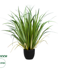 GloboStar® Artificial Garden ACORUS GRAMINEUS 20103 Τεχνητό Διακοσμητικό Φυτό Άκορος Υ90cm