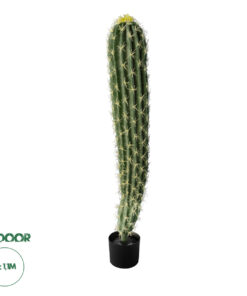 GloboStar® Artificial Garden CEREUS JAMACARU CACTUS 20120 Τεχνητό Διακοσμητικό Φυτό Κάκτος Κηρίος Υ110cm