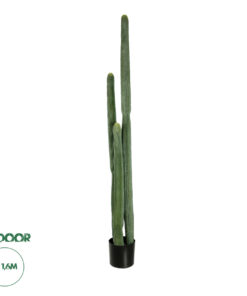 GloboStar® Artificial Garden CARNEGIEA CACTUS 20123 Τεχνητό Διακοσμητικό Φυτό Κάκτος Σαγκουάρο Υ160cm