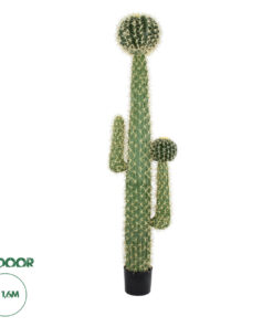 GloboStar® Artificial Garden CARNEGIEA CACTUS 20135 Τεχνητό Διακοσμητικό Φυτό Κάκτος Σαγκουάρο Υ180cm