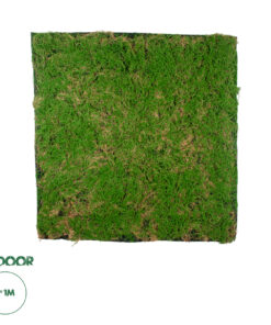 GloboStar® Artificial Garden BRYOPHYTA 20144 Τεχνητό Διακοσμητικό Πάνελ Φυλλωσιάς - Κάθετος Κήπος Βρύα Μ100 x Π100 x Υ3cm