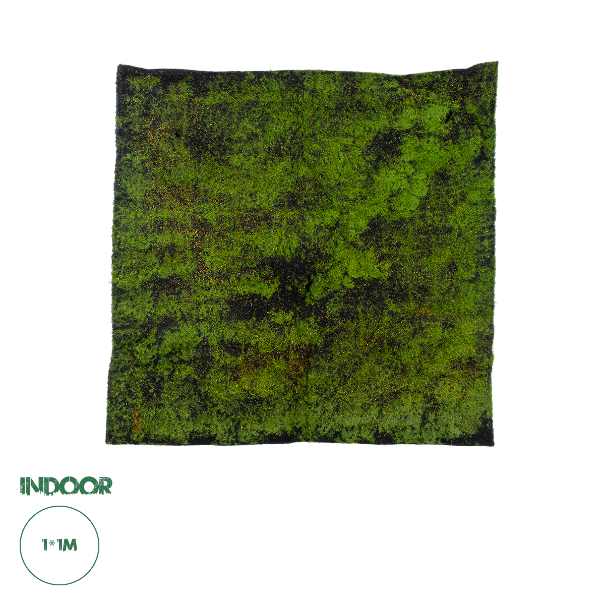 GloboStar® Artificial Garden BRYOPHYTA 20146 Τεχνητό Διακοσμητικό Πάνελ Φυλλωσιάς - Κάθετος Κήπος Βρύα Μ100 x Π100 x Υ2cm