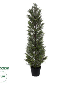 GloboStar® Artificial Garden LEMON CYPRESS 20153 Τεχνητό Διακοσμητικό Φυτό Λεμονόκυπάρισσο Υ180cm