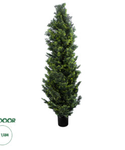 GloboStar® Artificial Garden CYPRESSUS LEYLANDII 20156 Τεχνητό Διακοσμητικό Φυτό Κυπαρίσσι Λέιλαντ Υ180cm