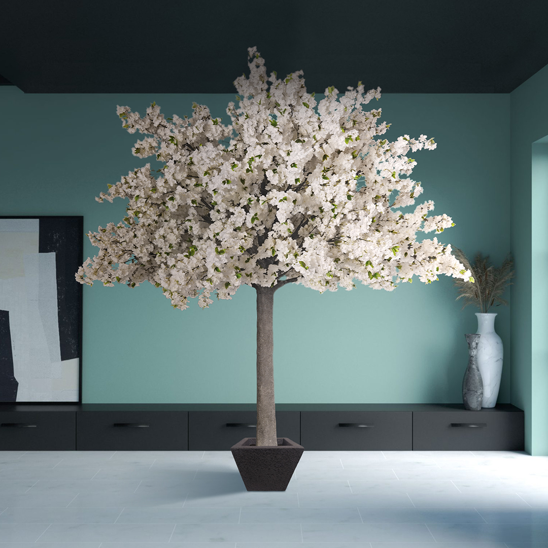GloboStar® Artificial Garden ALMOND TREE 20163 Τεχνητό Διακοσμητικό Δέντρο Αμυγδαλιά Υ340cm - Image 7
