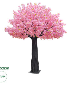 GloboStar® Artificial Garden CHERRY PRUNUS BLOSSOM TREE 20164 Τεχνητό Διακοσμητικό Δέντρο Άνθος Κερασιάς Προύμνη Υ340cm