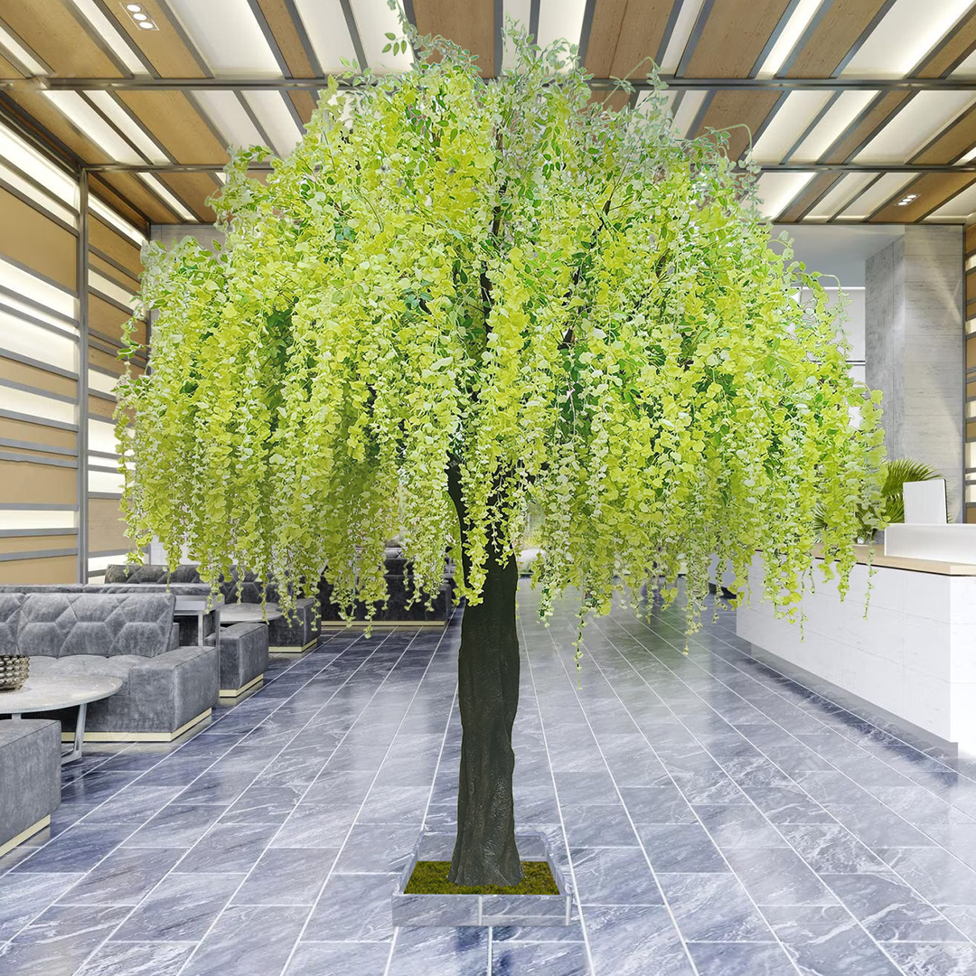 GloboStar® Artificial Garden LABURNUM TREE 20165 Τεχνητό Διακοσμητικό Δέντρο Λαβούρνο Υ340cm - Image 6