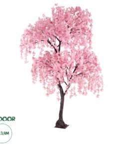 GloboStar® Artificial Garden CHERRY BLOSSOM TREE 20166 Τεχνητό Διακοσμητικό Δέντρο Άνθος Κερασιάς Υ380cm