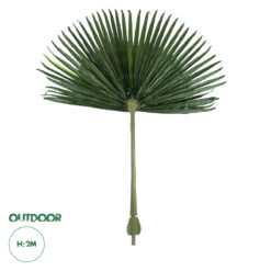 GloboStar® Artificial Garden WASHINGTONIA FILIFERA PALM LEAF 20171 Τεχνητό Διακοσμητικό Φύλο Φοινικόδεντρου Βεντάλια Π170 x Υ200cm
