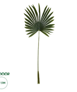 GloboStar® Artificial Garden SERENOA PALM LEAF 20173 Τεχνητό Διακοσμητικό Φύλο Φοινικόδεντρου Σερενόα Βεντάλια Π47 x Υ120cm