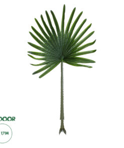 GloboStar® Artificial Garden SERENOA PALM LEAF 20174 Τεχνητό Διακοσμητικό Φύλο Φοινικόδεντρου Σερενόα Βεντάλια Π90 x Υ170cm