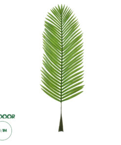GloboStar® Artificial Garden ARECA PALM LEAF 20175 - Τεχνητό Διακοσμητικό Φύλο Φοινικόδεντρου Αρέκα Π45 x Υ100cm