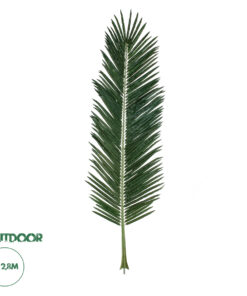 GloboStar® Artificial Garden ARECA PALM LEAF 20182 - Τεχνητό Διακοσμητικό Φύλο Φοινικόδεντρου Αρέκα Π95 x Υ280cm