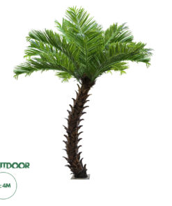 GloboStar® Artificial Garden PHOENIX ROEBELENII PALM TREE 20188 Τεχνητό Διακοσμητικό Φυτό Φοινικόδεντρο Ρομπελίνι Εξωτερικού Χώρου IP68 UV Certified Protection Υ400cm