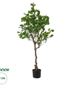 GloboStar® Artificial Garden EUCALYPTUS 20190 Τεχνητό Διακοσμητικό Φυτό Ευκάλυπτος Υ120cm