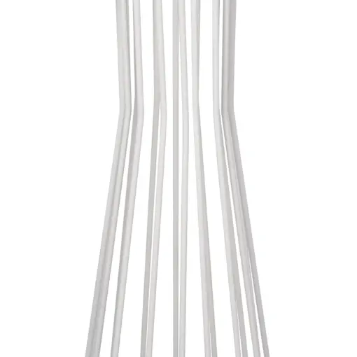 GLOBOSTAR® NOVA 201-0038 Μοντέρνο Επιδαπέδιο Φωτιστικό με Ντουί 1 x E27 AC 220-240V IP20 - Λευκό & Μαύρο - Μ36 x Π36 x Υ148cm - Image 9
