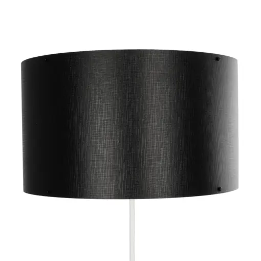 GLOBOSTAR® LUMO 201-0070 Μοντέρνο Επιδαπέδιο Φωτιστικό με Ντουί 1 x E27 AC 220-240V IP20 - Μπεζ & Μαύρο - Μ37 x Π36 x Υ136cm - Image 6