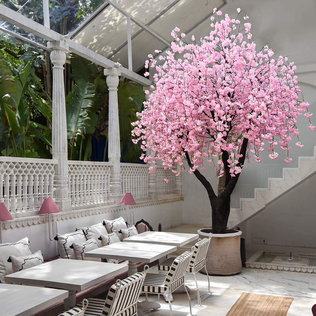 GloboStar® Artificial Garden CHERRY BLOSSOM TREE 20212 Τεχνητό Διακοσμητικό Δέντρο Άνθος Κερασιάς Υ300cm - Image 6