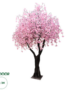 GloboStar® Artificial Garden CHERRY BLOSSOM TREE 20212 Τεχνητό Διακοσμητικό Δέντρο Άνθος Κερασιάς Υ300cm