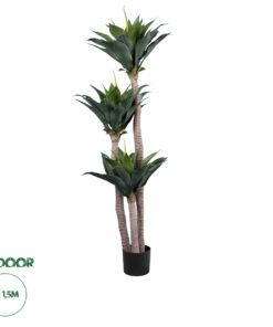 GloboStar® Artificial Garden AGAVE 20215 Τεχνητό Διακοσμητικό Φυτό Αγαύη Υ150cm