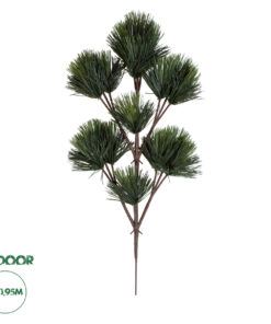 GloboStar® Artificial Garden PINUS MASSONIANA BRANCH 20218 Τεχνητό Διακοσμητικό Κλαδί Πεύκου Π52 x Υ95cm