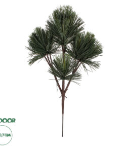 GloboStar® Artificial Garden PINUS MASSONIANA BRANCH 20219 Τεχνητό Διακοσμητικό Κλαδί Πεύκου Π50 x Υ70cm