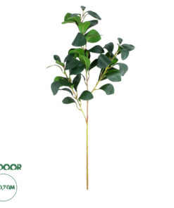 GloboStar® Artificial Garden LAURUS NOBILIS BRANCH 20224 Τεχνητό Διακοσμητικό Κλαδί Δάφνης Π35 x Υ70cm