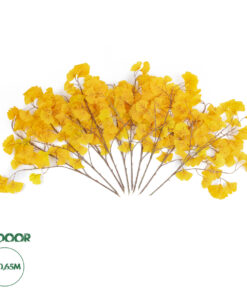 GloboStar® Artificial Garden GINKGO BRANCH 20229 10 x Τεχνητά Διακοσμητικά Κλαδία Γκίγκο Π50 x Υ65cm