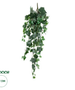 GloboStar® Artificial Garden IVY HANGING BRANCH 20244 Τεχνητό Διακοσμητικό Κρεμαστό Φυτό Κισσός Υ120cm