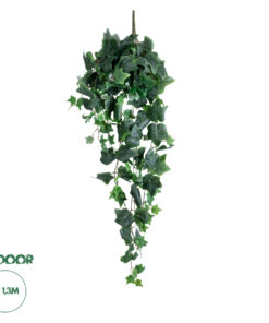 GloboStar® Artificial Garden IVY HANGING BRANCH 20252 Τεχνητό Διακοσμητικό Κρεμαστό Φυτό Κισσός Υ130cm