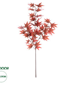 GloboStar® Artificial Garden MAPLE BRANCH 20263 Τεχνητό Διακοσμητικό Κλαδί Σφένδαμου Π25 x Υ90cm