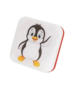 GloboStar® KIDDO 202-0004 Παιδικό Φωτιστικό Νυκτός LED 1W 95lm 120° AC220-240V IP20 Ψυχρό Λευκό 6000K - Μ5.5 x Π5.5 x Υ8cm - 2 Χρόνια Εγγύηση