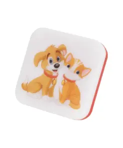 GloboStar® KIDDO 202-0008 Παιδικό Φωτιστικό Νυκτός LED 1W 95lm 120° AC220-240V IP20 Ψυχρό Λευκό 6000K - Μ5.5 x Π5.5 x Υ8cm - 2 Χρόνια Εγγύηση