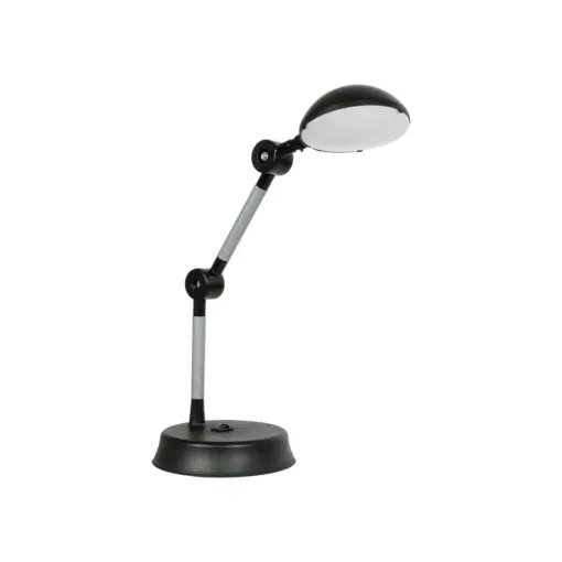 GLOBOSTAR® MICHEL 202-0061 Μοντέρνο Επιτραπέζιο Φωτιστικό Γραφείου LED 6W 540lm 120° AC 220-240V IP20 Ψυχρό Λευκό 6000K - Lumileds SMD Chip - Μαύρο - Μ15 x Π15 x Υ51cm - 2 Χρόνια Εγγύηση