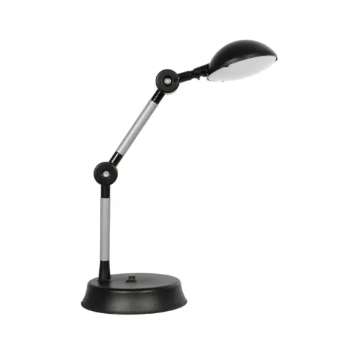 GLOBOSTAR® MICHEL 202-0061 Μοντέρνο Επιτραπέζιο Φωτιστικό Γραφείου LED 6W 540lm 120° AC 220-240V IP20 Ψυχρό Λευκό 6000K - Lumileds SMD Chip - Μαύρο - Μ15 x Π15 x Υ51cm - 2 Χρόνια Εγγύηση - Image 4