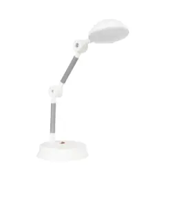 GLOBOSTAR® MICHEL 202-0062 Μοντέρνο Επιτραπέζιο Φωτιστικό Γραφείου LED 6W 540lm 120° AC 220-240V IP20 Ψυχρό Λευκό 6000K - Lumileds SMD Chip - Λευκό - Μ15 x Π15 x Υ51cm - 2 Χρόνια Εγγύηση