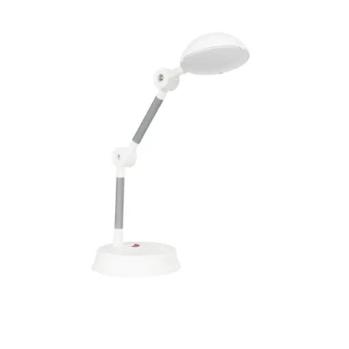 GLOBOSTAR® MICHEL 202-0062 Μοντέρνο Επιτραπέζιο Φωτιστικό Γραφείου LED 6W 540lm 120° AC 220-240V IP20 Ψυχρό Λευκό 6000K - Lumileds SMD Chip - Λευκό - Μ15 x Π15 x Υ51cm - 2 Χρόνια Εγγύηση