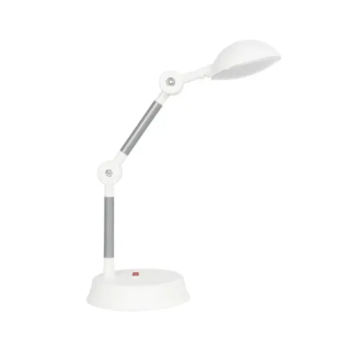 GLOBOSTAR® MICHEL 202-0062 Μοντέρνο Επιτραπέζιο Φωτιστικό Γραφείου LED 6W 540lm 120° AC 220-240V IP20 Ψυχρό Λευκό 6000K - Lumileds SMD Chip - Λευκό - Μ15 x Π15 x Υ51cm - 2 Χρόνια Εγγύηση - Image 4