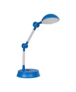 GLOBOSTAR® MICHEL 202-0063 Μοντέρνο Επιτραπέζιο Φωτιστικό Γραφείου LED 6W 540lm 120° AC 220-240V IP20 Ψυχρό Λευκό 6000K - Lumileds SMD Chip - Μπλε - Μ15 x Π15 x Υ51cm - 2 Χρόνια Εγγύηση