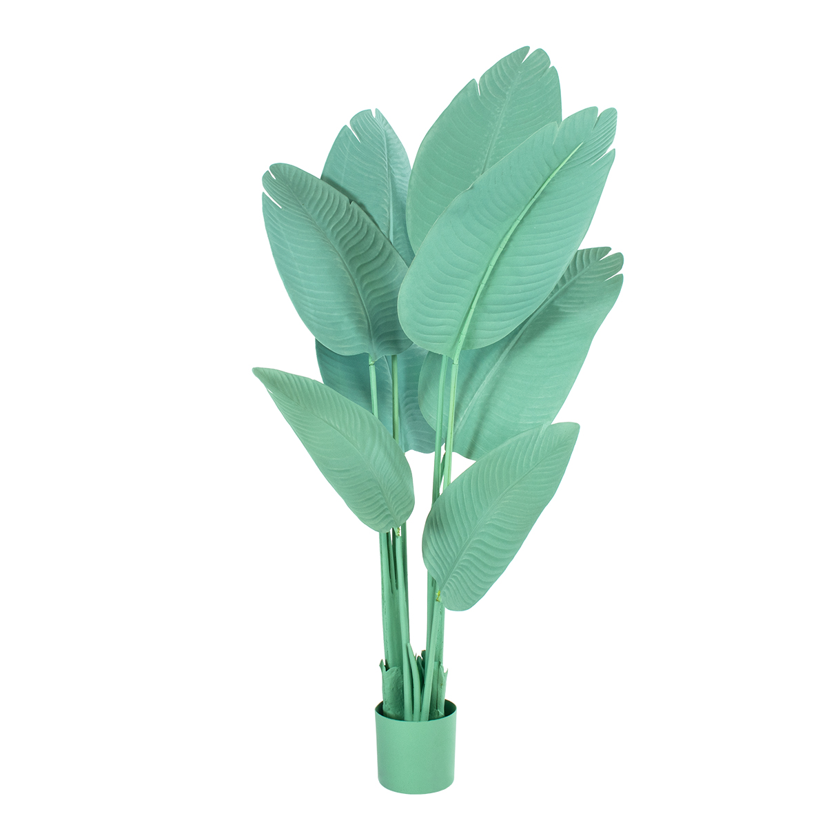 GloboStar® Artificial Garden TURQUOISE STRELITZIA 20368 Τεχνητό Διακοσμητικό Φυτό Τιρκουάζ Στερλίτσια Υ120cm - Image 2