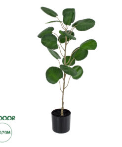 GloboStar® Artificial Garden POLYSCIAS BALFOURIANA TREE 20373 Τεχνητό Διακοσμητικό Φυτό Πολυσκιά Υ70cm