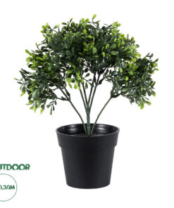 GloboStar® Artificial Garden BUXUS 20387 Τεχνητό Διακοσμητικό Φυτό Πυξός Υ30cm