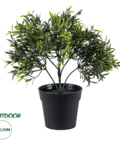 GloboStar® Artificial Garden BABY BAMBOO 20391 Τεχνητό Διακοσμητικό Φυτό Μικρό Μπαμπού Υ30cm