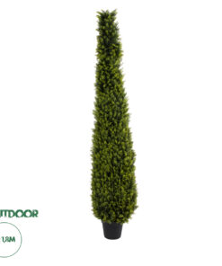 GloboStar® Artificial Garden CYPRESSUS SEMPERVIRENS 20396 Τεχνητό Διακοσμητικό Φυτό Μεσογειακό Κυπαρίσσι Υ180cm